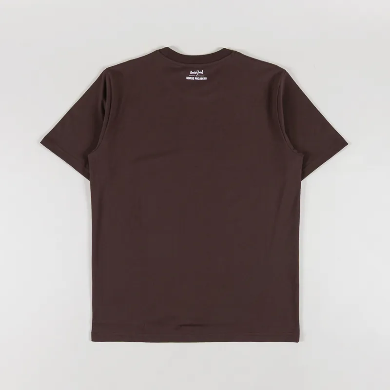 Norse Projects x Daniel Frost Baker Ascent T Shirt Seal Brown-1