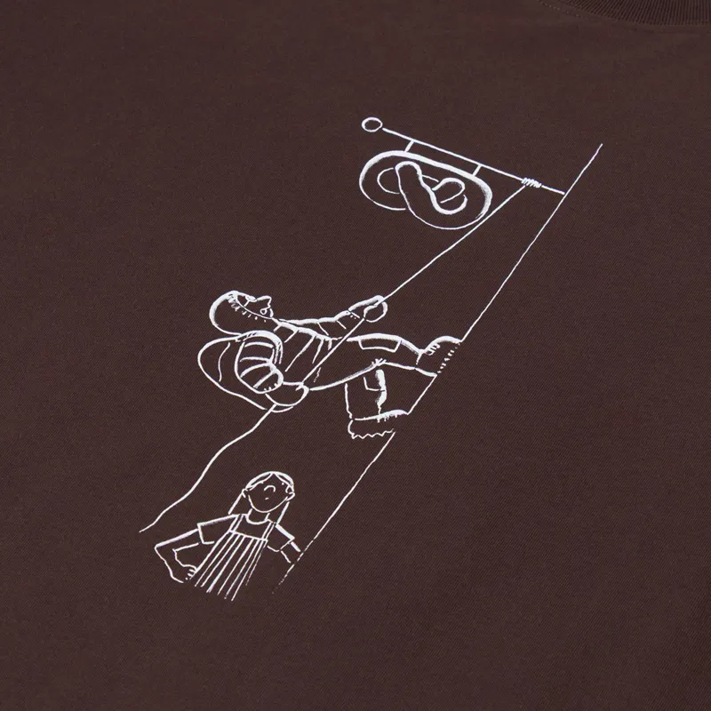 Norse Projects x Daniel Frost Baker Ascent T Shirt Seal Brown-4