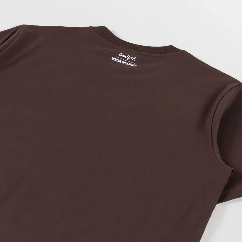Norse Projects x Daniel Frost Baker Ascent T Shirt Seal Brown-3