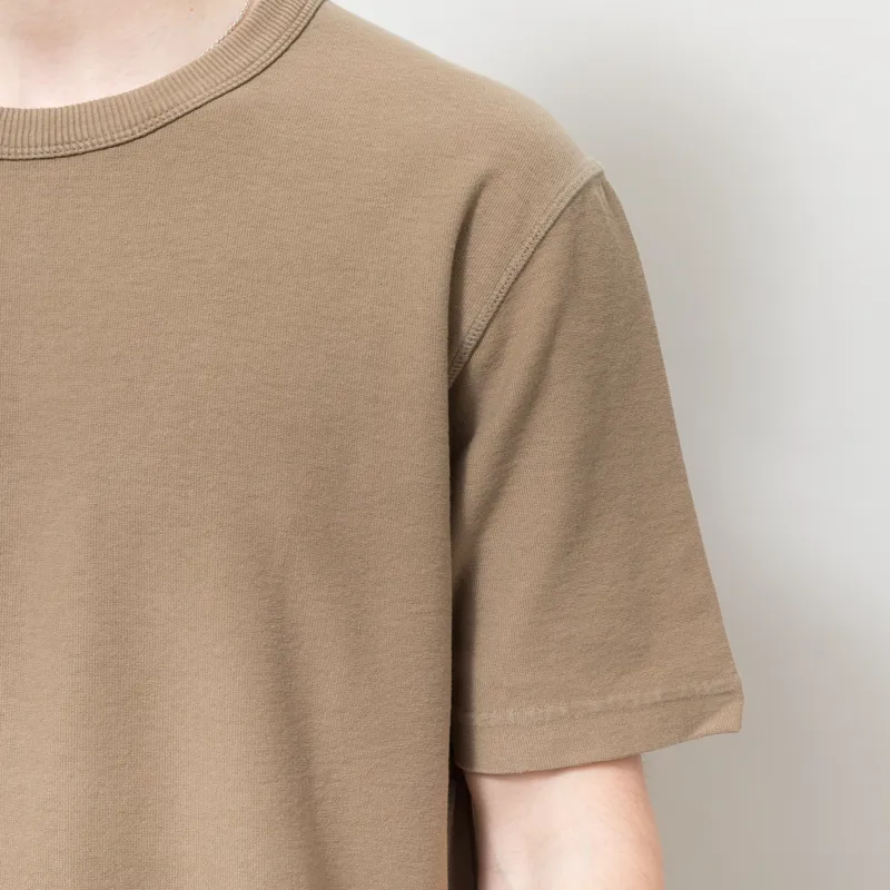 Norse Projects Elmelunde Organic Dry Cotton GMD T Shirt Walnut-3