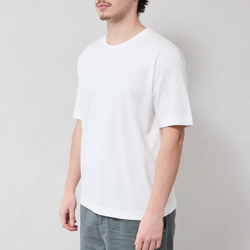Norse Projects Elmelunde Soft Compact Cotton T Shirt White-1
