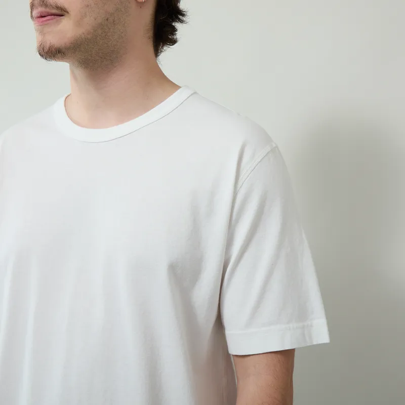 Norse Projects Elmelunde Soft Compact Cotton T Shirt White-3