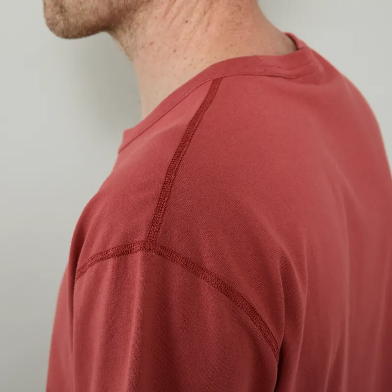 Norse Projects Elmelunde Soft Compact Cotton T Shirt Cowhide-3