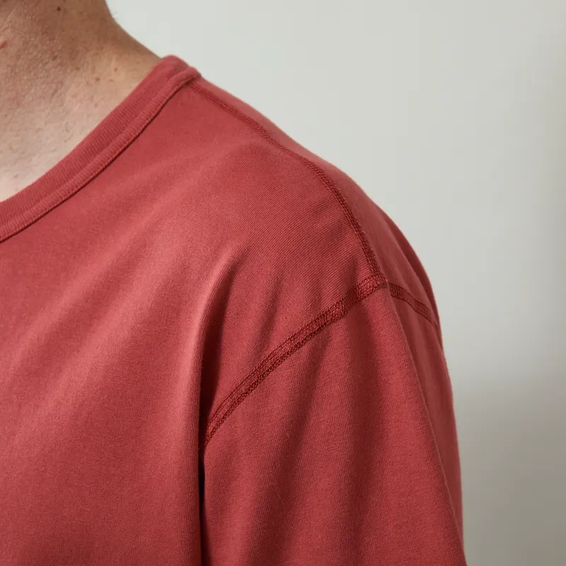 Norse Projects Elmelunde Soft Compact Cotton T Shirt Cowhide-4