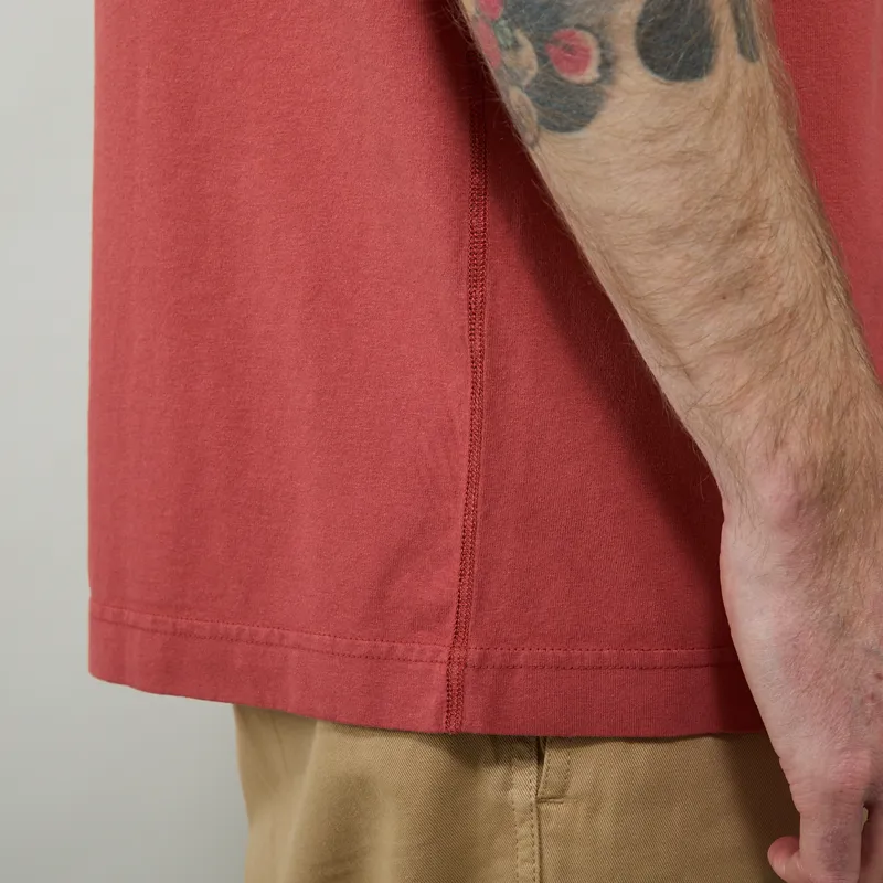 Norse Projects Elmelunde Soft Compact Cotton T Shirt Cowhide-5