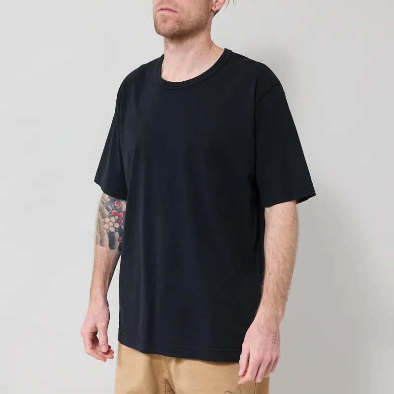Norse Projects Elmelunde Soft Compact Cotton T Shirt Black-1