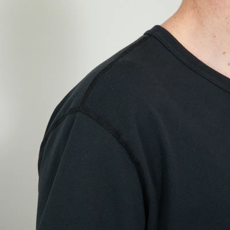 Norse Projects Elmelunde Soft Compact Cotton T Shirt Black-3