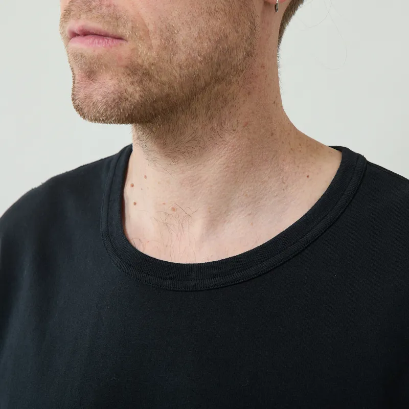 Norse Projects Elmelunde Soft Compact Cotton T Shirt Black-4