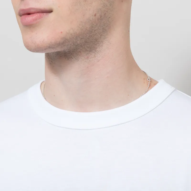 Norse Projects Organic Arch Print T Shirt White-4