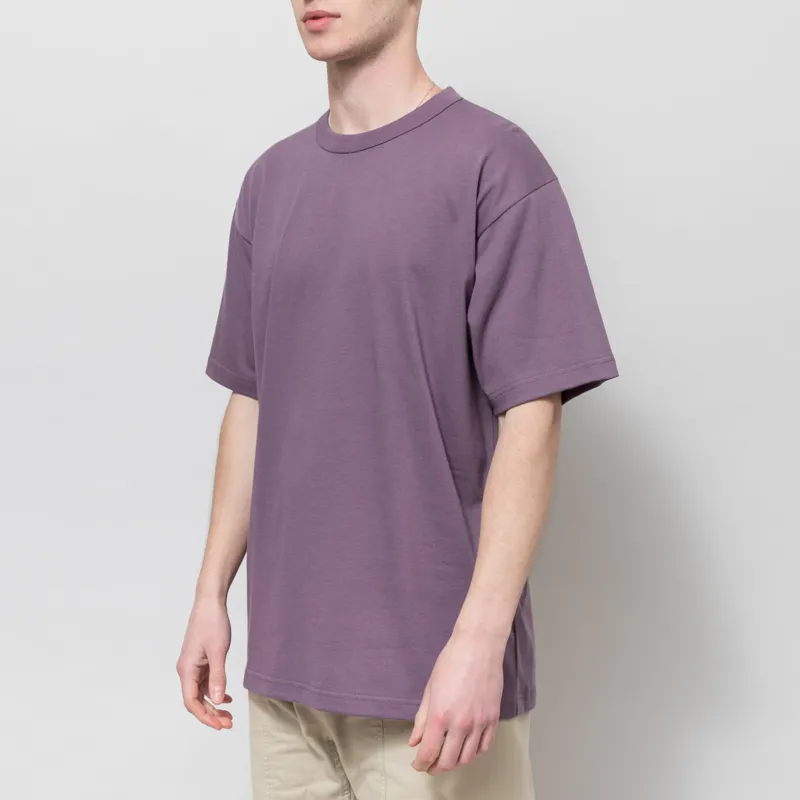 Norse Projects Organic Arch Print T Shirt Vintage Violet-2