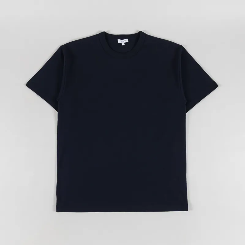 Norse Projects Organic Arch Print T Shirt Dark Navy-1