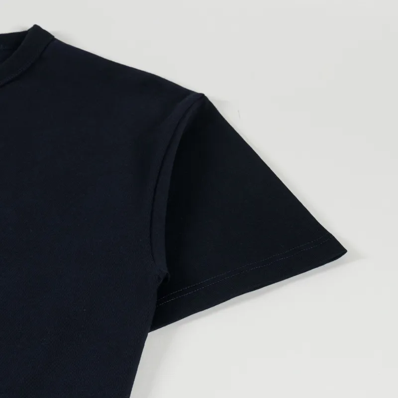 Norse Projects Organic Arch Print T Shirt Dark Navy-5