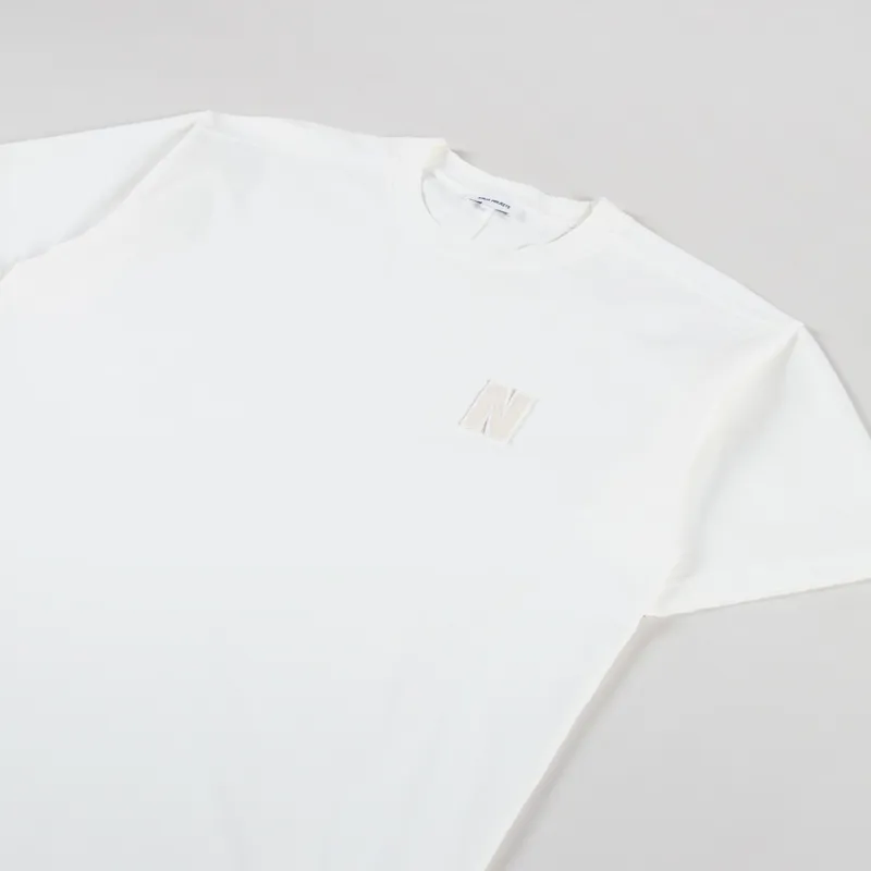 Norse Projects Simon Loose N Logo T Shirt Ecru-1