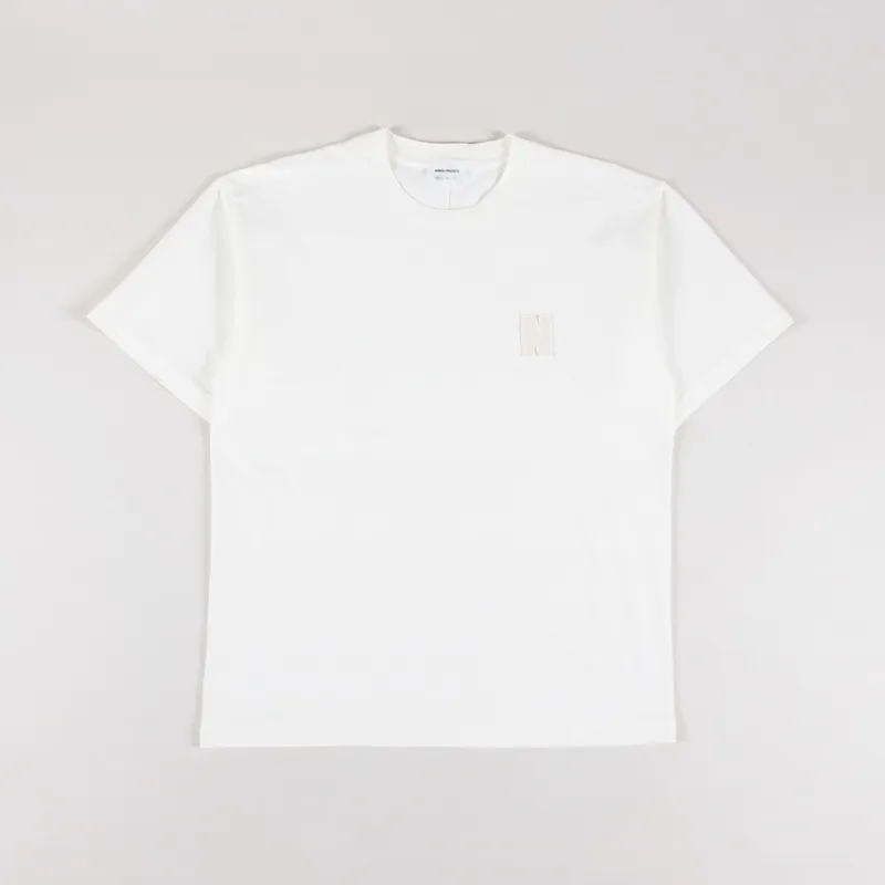 Norse Projects Simon Loose N Logo T Shirt Ecru