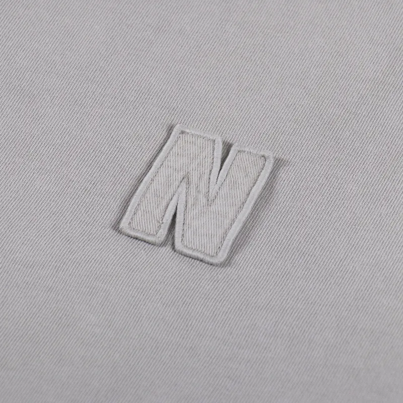 Norse Projects Simon Loose N Logo T Shirt Weather Grey-2
