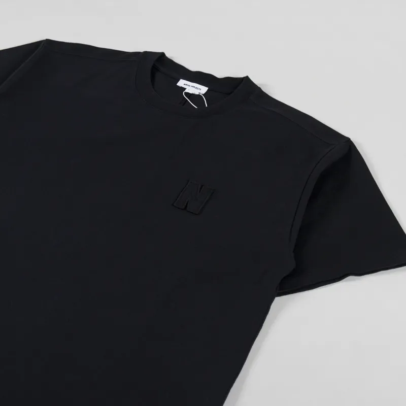 Norse Projects Simon Loose N Logo T Shirt Black-1