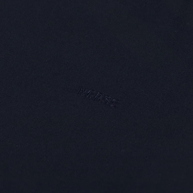 Norse Projects Johannes Organic Norse Logo T Shirt Dark Navy-1