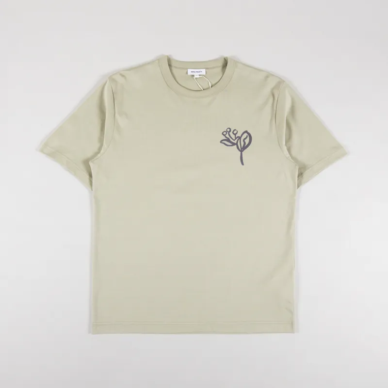 Norse Projects Holger Organic Poppy T Shirt Elm-1
