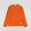 Norse Projects Eske Military Rib Long Sleeve T Shirt Golden Orange