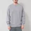Norse Projects Gilja Brushed Diagonal Cotton Sweatshirt Grey Melange