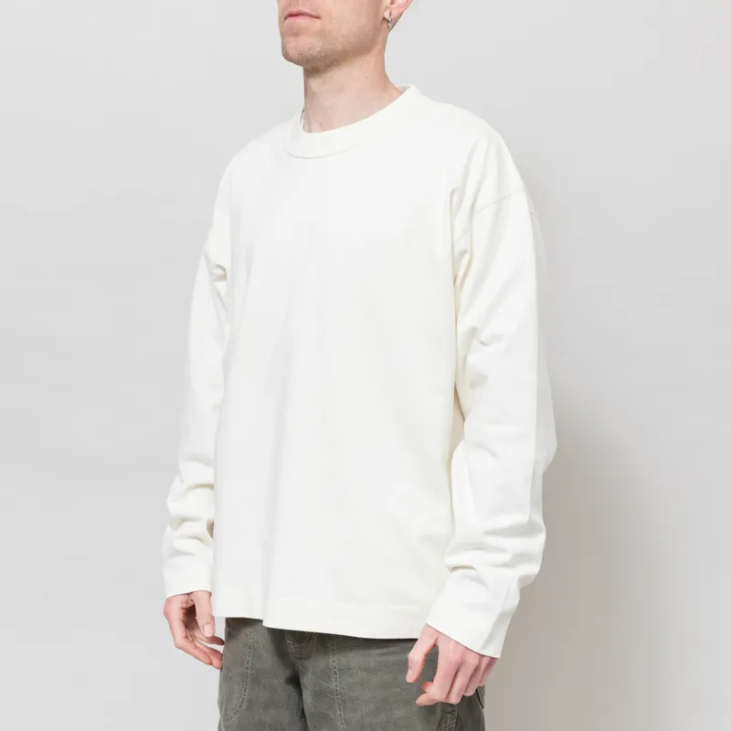 Norse Projects Isefjord Compact Cotton T Shirt Ecru-1