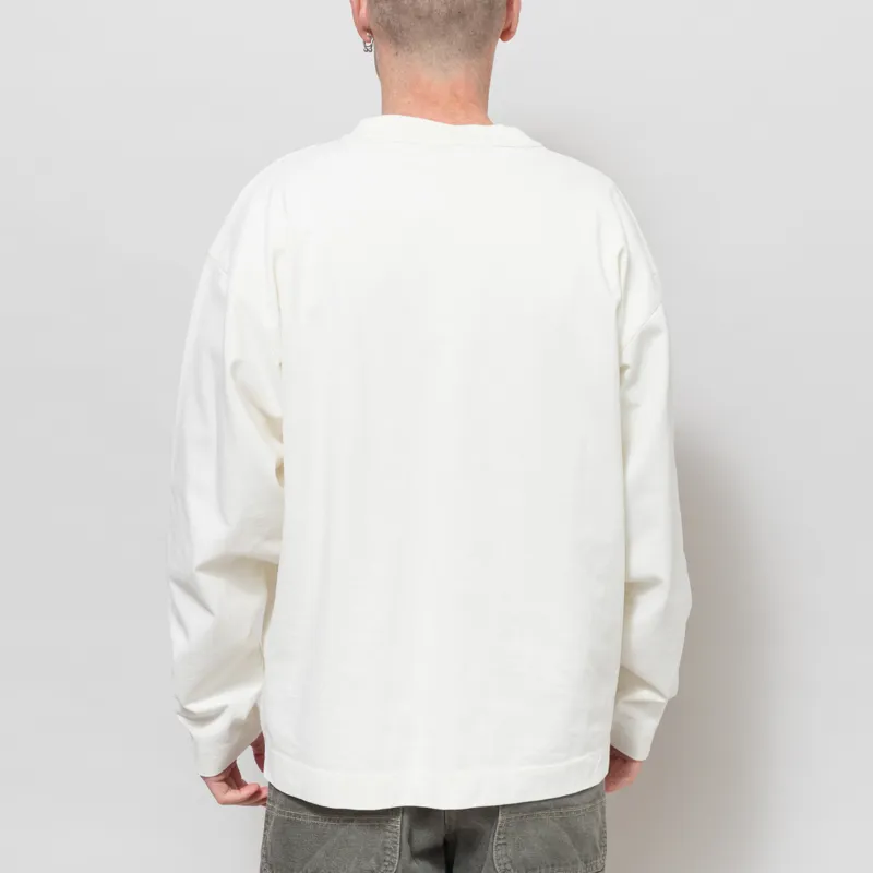 Norse Projects Isefjord Compact Cotton T Shirt Ecru-2