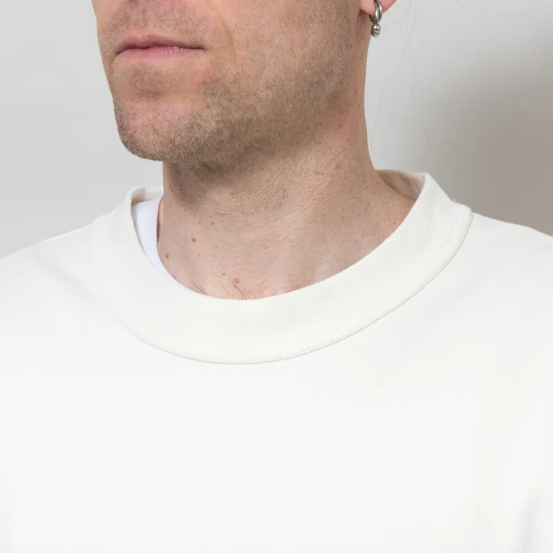 Norse Projects Isefjord Compact Cotton T Shirt Ecru-3