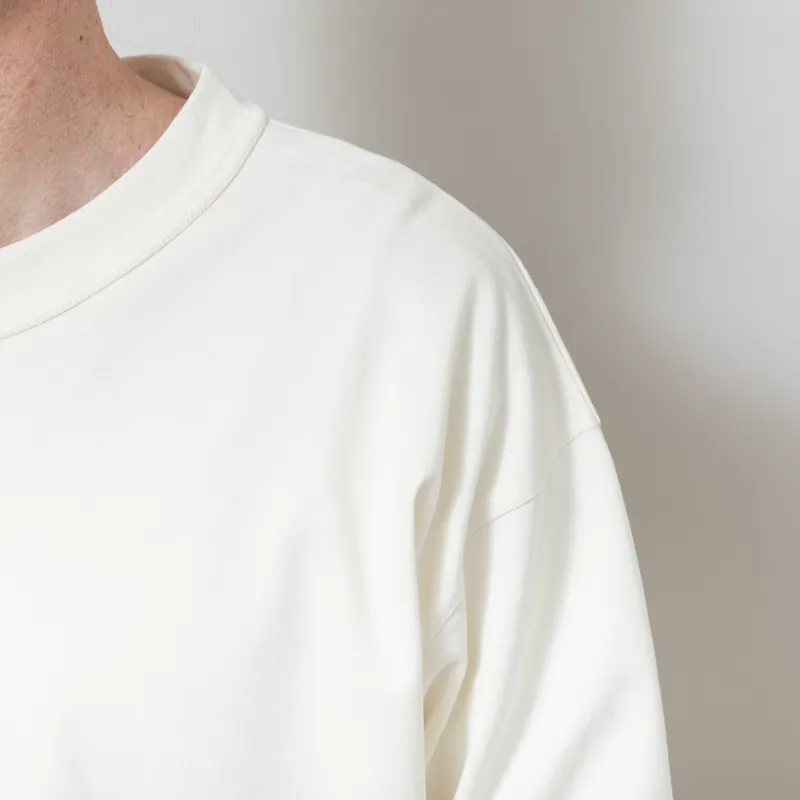 Norse Projects Isefjord Compact Cotton T Shirt Ecru-4