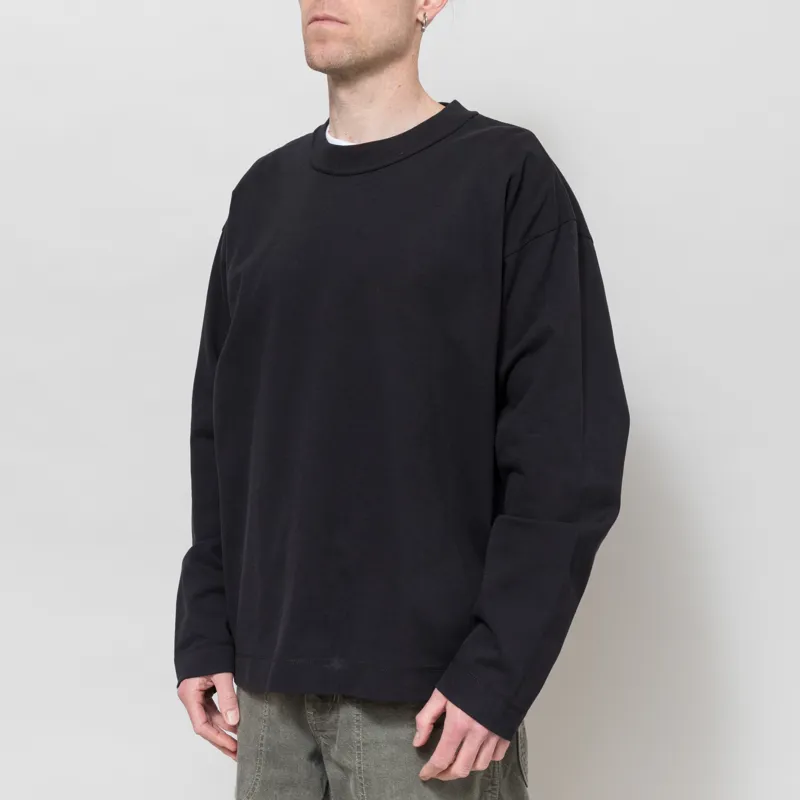 Norse Projects Isefjord Compact Cotton T Shirt Black-1