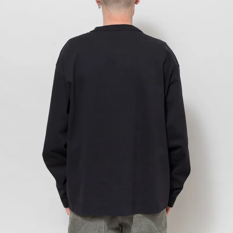 Norse Projects Isefjord Compact Cotton T Shirt Black-2
