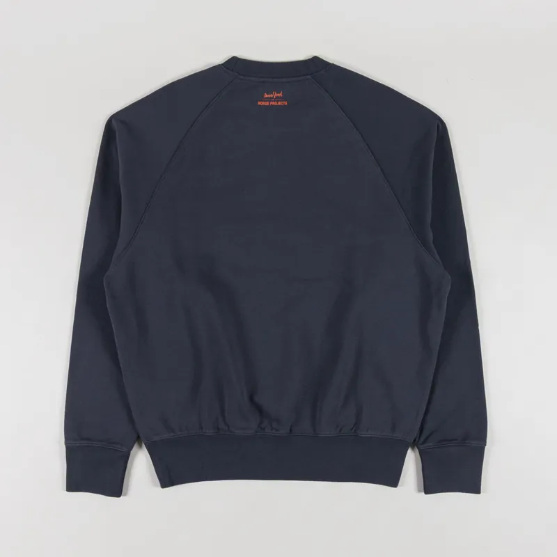 Norse Projects x Daniel Frost Loopback Raglan Sweat Graphite-1