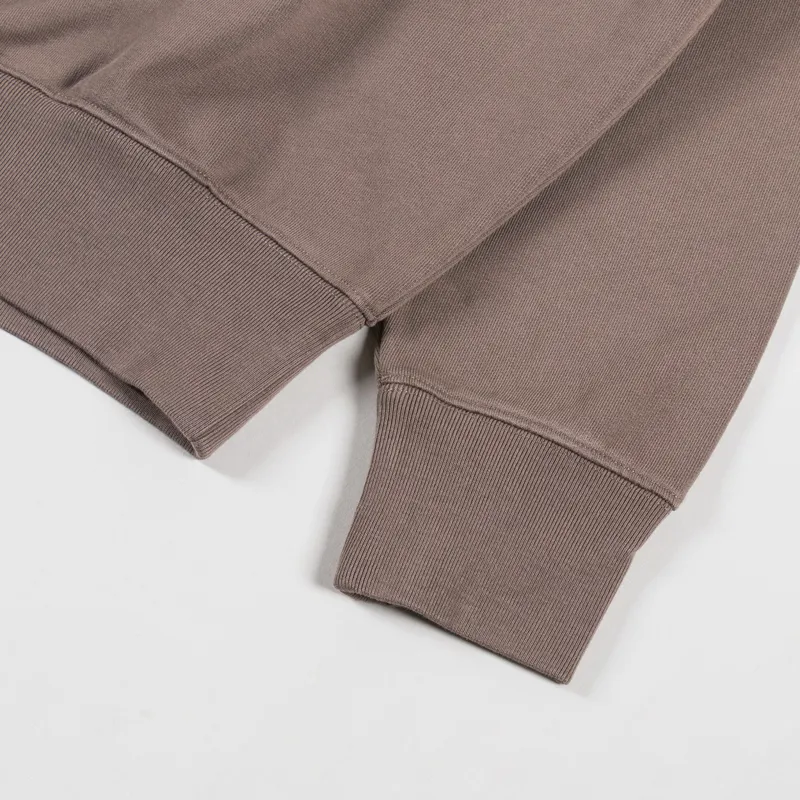 Norse Projects x Daniel Frost Loopback Raglan Sweat Walnut-7