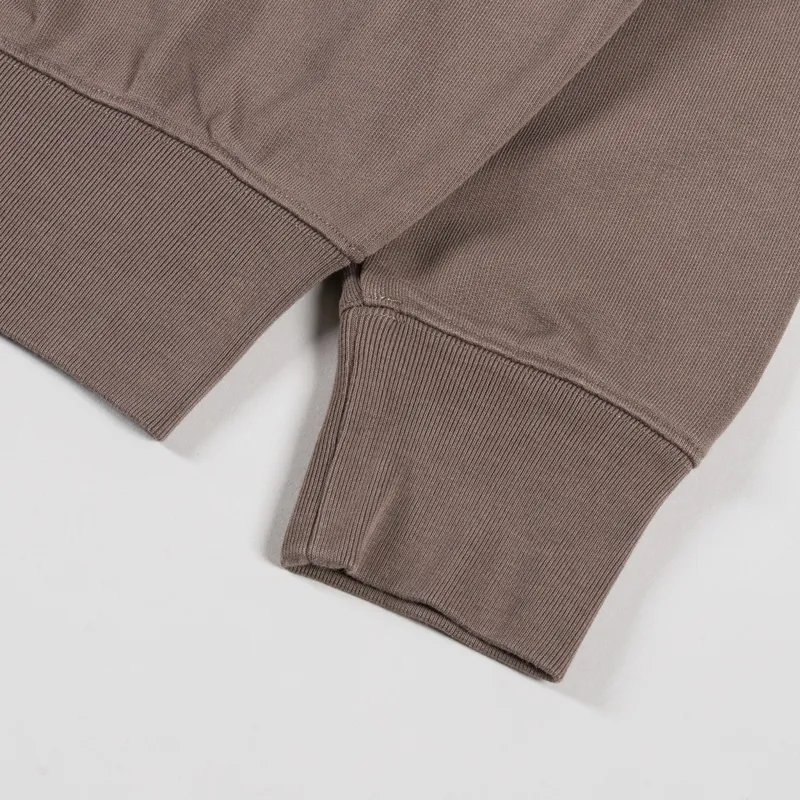 Norse Projects x Daniel Frost Loopback Raglan Sweat Walnut-6