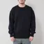 Norse Projects Gilja Brushed Diagonal Cotton Sweatshirt Black