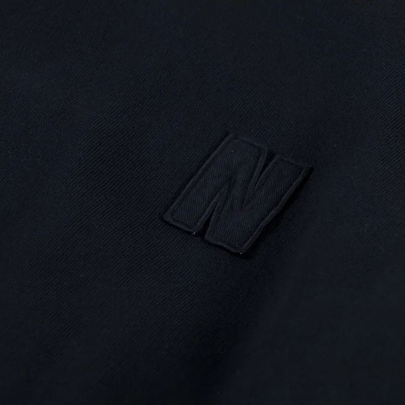 Norse Projects Marten Relaxed Raglan N Patch Sweatshirt Black-4