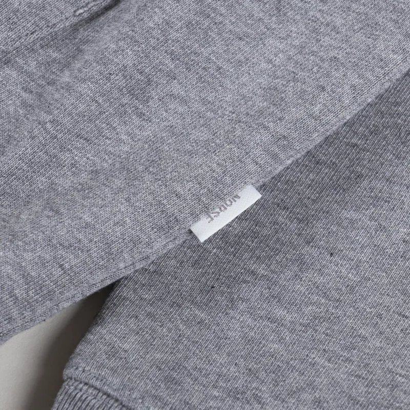 Norse Projects Standard Hoodie Grey Melange-4