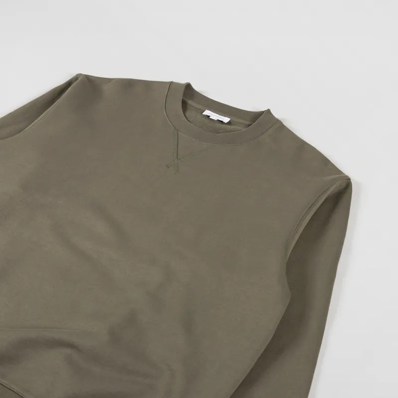 Norse Projects Standard Sweatshirt Sediment Green-2