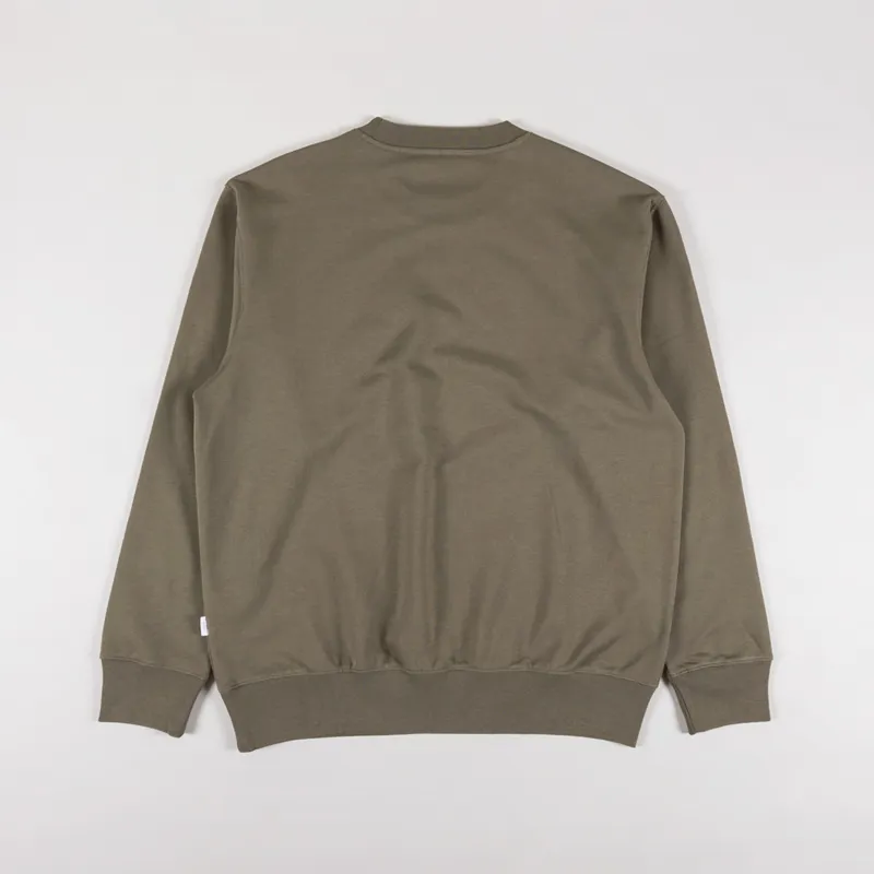 Norse Projects Standard Sweatshirt Sediment Green-1