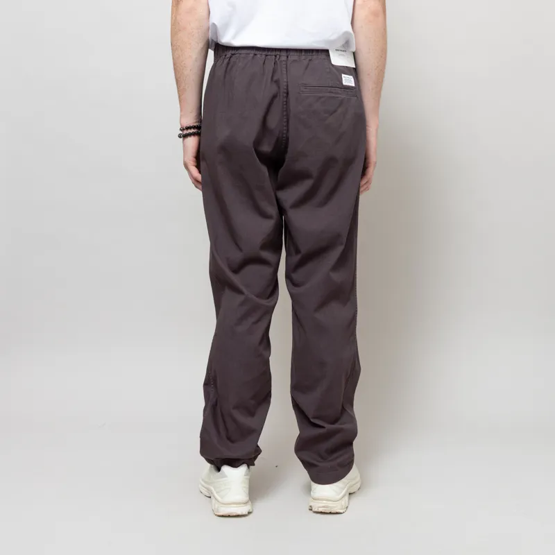 Norse Projects Ezra Relaxed Organic Stretch Twill Trousers Graphite-3