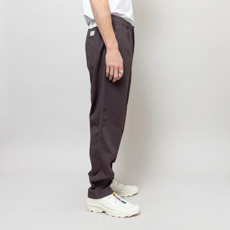 Norse Projects Ezra Relaxed Organic Stretch Twill Trousers Graphite-4