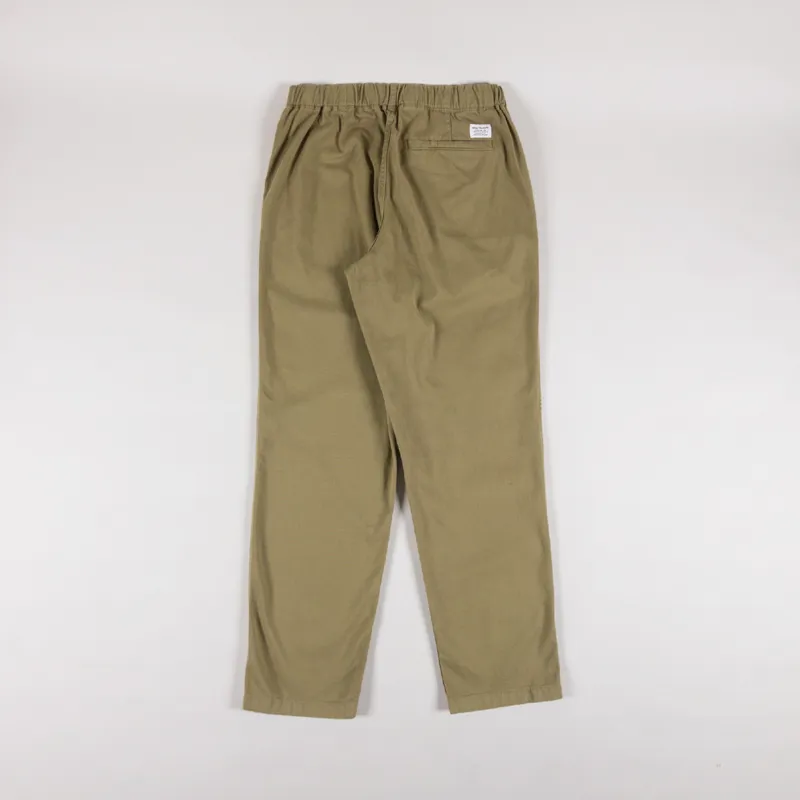 Norse Projects Ezra Relaxed Organic Stretch Twill Trousers Moss Green