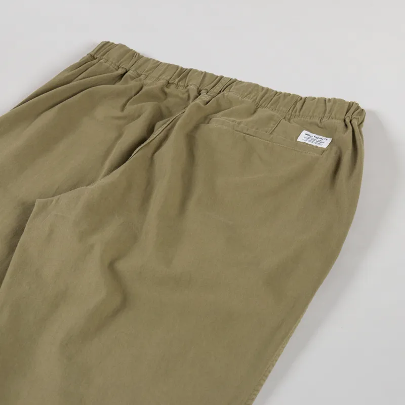 Norse Projects Ezra Relaxed Organic Stretch Twill Trousers Moss Green-5
