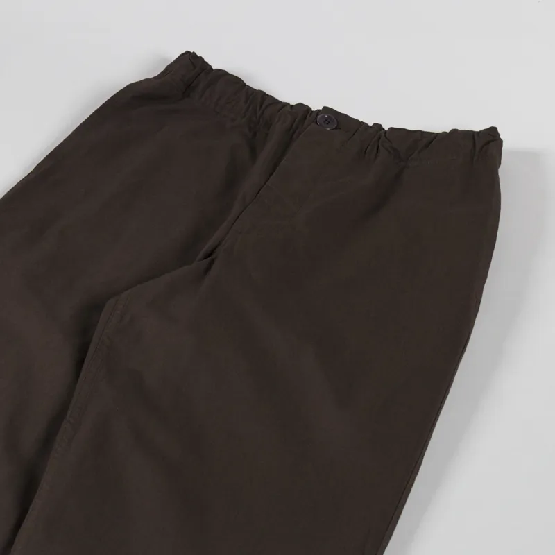 Norse Projects Ezra Regular Mineral Dyed Fine Twill Trousers Espresso-5