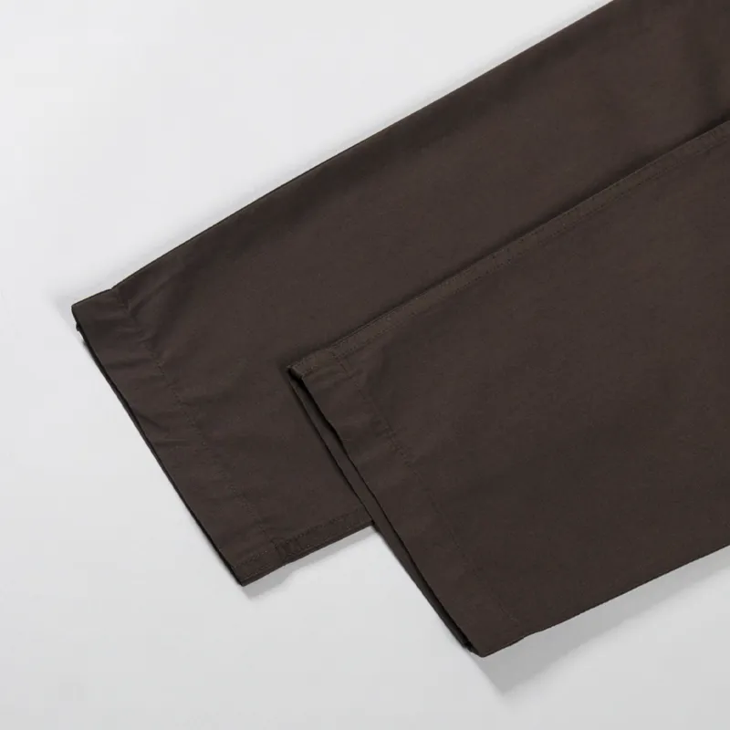 Norse Projects Ezra Regular Mineral Dyed Fine Twill Trousers Espresso-4