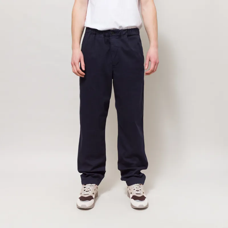Norse Projects Trysil Regular Organic Stretch Twill Trousers Dark Navy