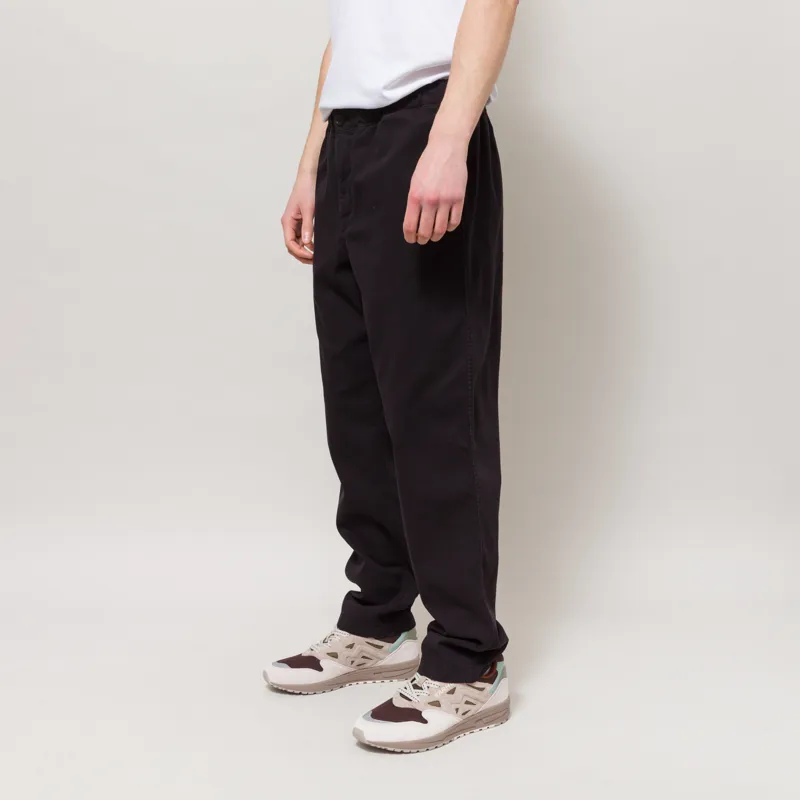 Norse Projects Trysil Regular Organic Stretch Twill Trousers Black-1