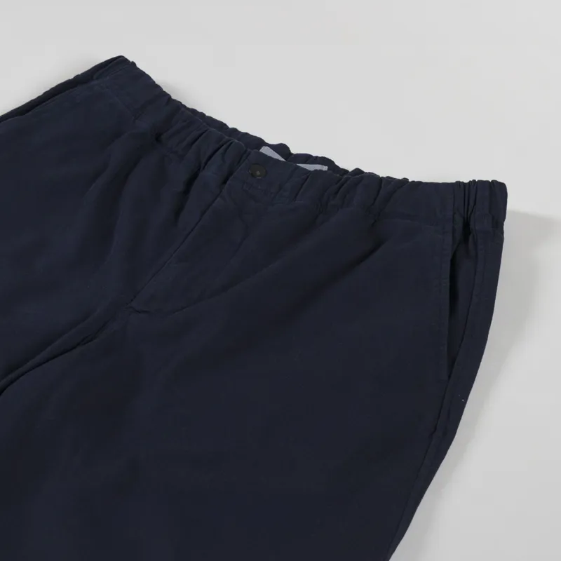 Norse Projects Ezra Relaxed Organic Stretch Twill Shorts Dark Navy-2