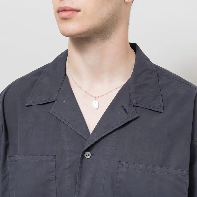 Norse Projects Mols Tencel Shirt Dark Navy-3