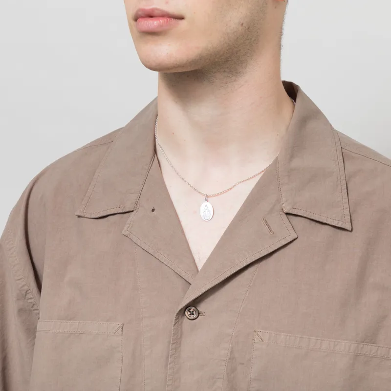 Norse Projects Mols Tencel Shirt Walnut-3