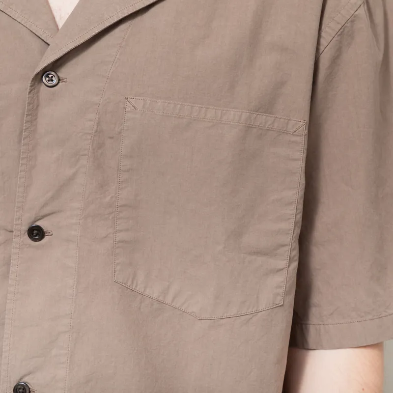 Norse Projects Mols Tencel Shirt Walnut-5